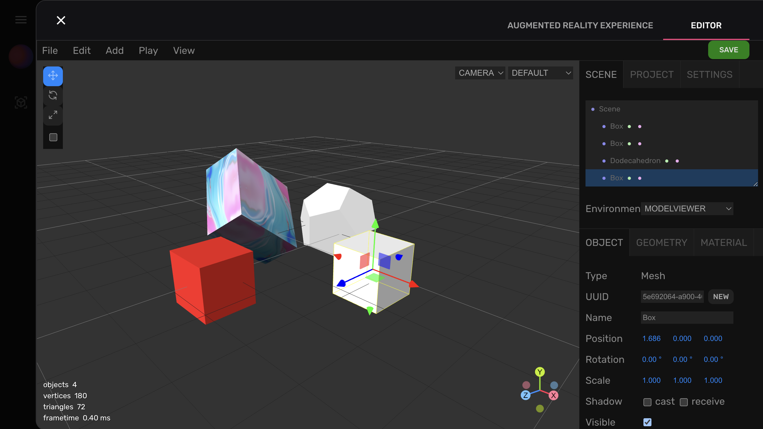 An example of highly customized instance of FireCMS, with the ThreeJS editor integrated